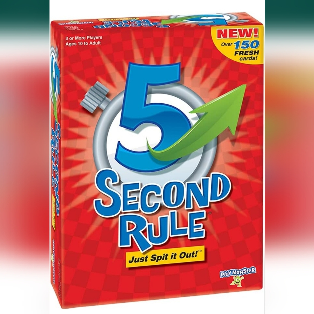 5 second Rule Just spit it out! PLAYMONSTER age 10+...3 or more players